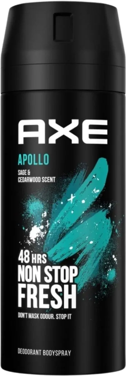 Axe Apollo Bodyspray Sage & Cedar - 450ml (3x150ml)