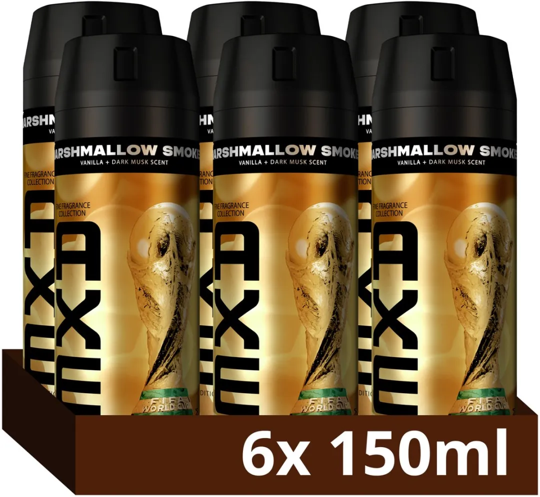 Axe Marshmallow Smoke Bodyspray - 6x150ml