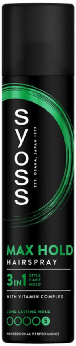SYOSS Max Hold Haarspray 1800ml - 6x300ml - afbeelding 6 van 6