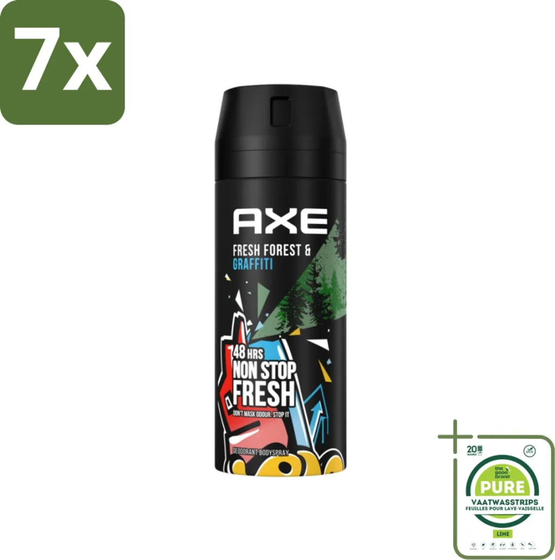 Axe Fresh Forest Bodyspray 150ml - 7 Stuks