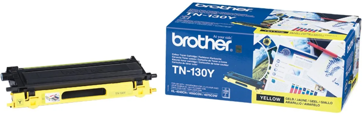 Brother TN-130Y Tonercartridge Geel