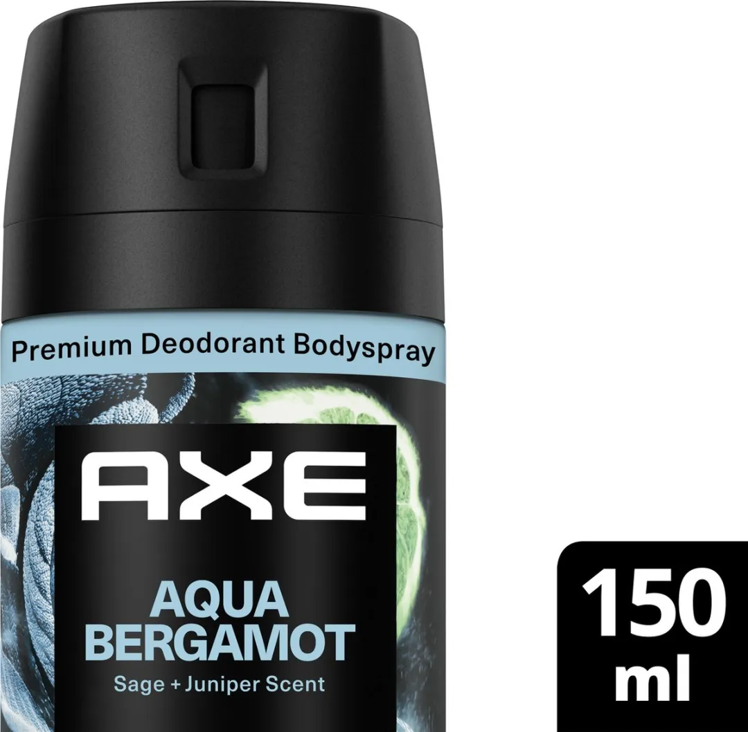 Axe Deodorant Man Fine Fragrance Spray Aqua Bergamot - 6x150ml - afbeelding 2 van 6