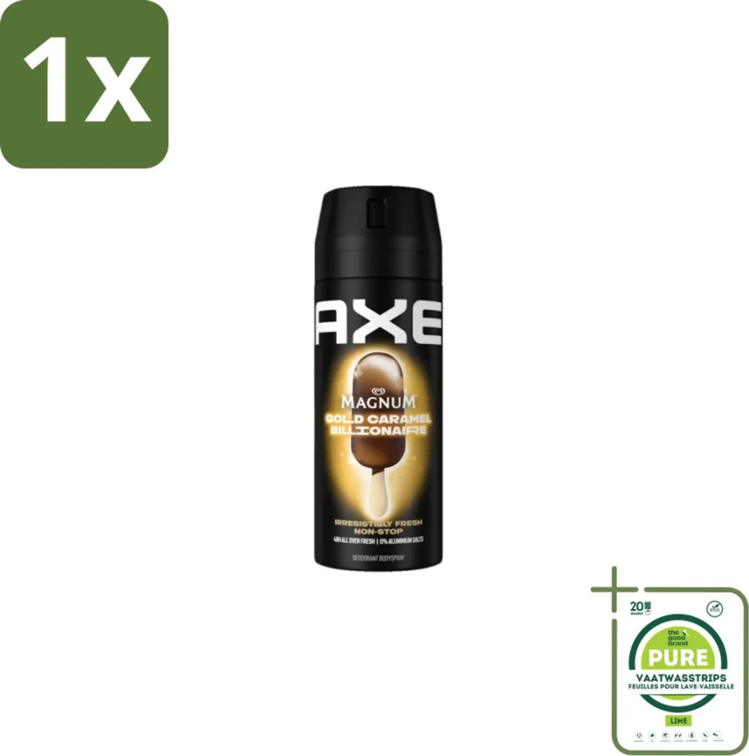 Axe Magnum Gold Caramel Billionaire Bodyspray 150ml