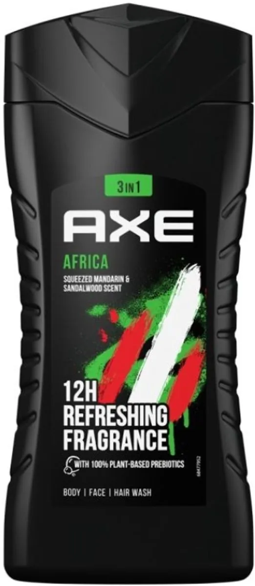 Axe Africa Douchegel 500ml - 2 Stuks