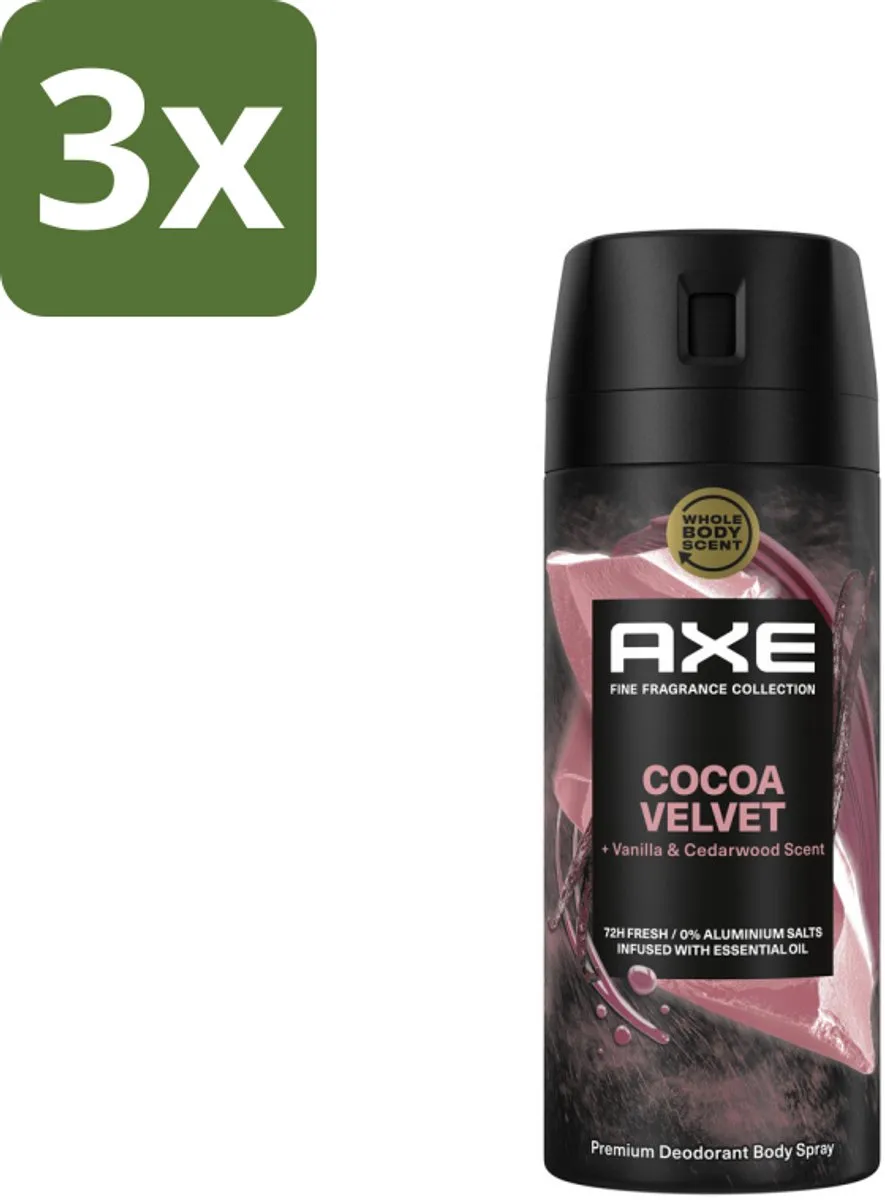 Axe Cocoa Velvet Bodyspray 450ml