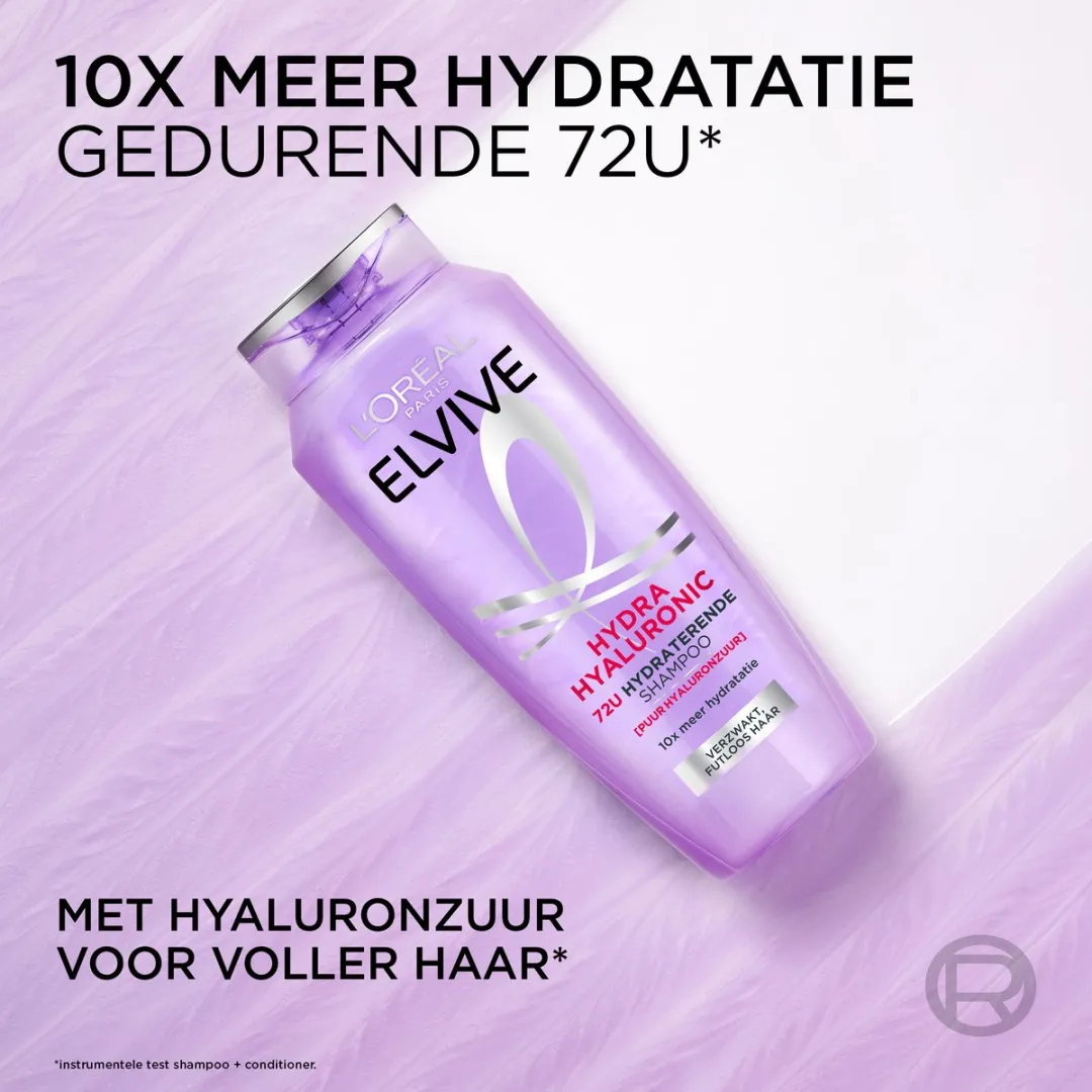 L'Oréal Paris Elvive Hydra Hyaluronic Shampoo 250ml - 6x