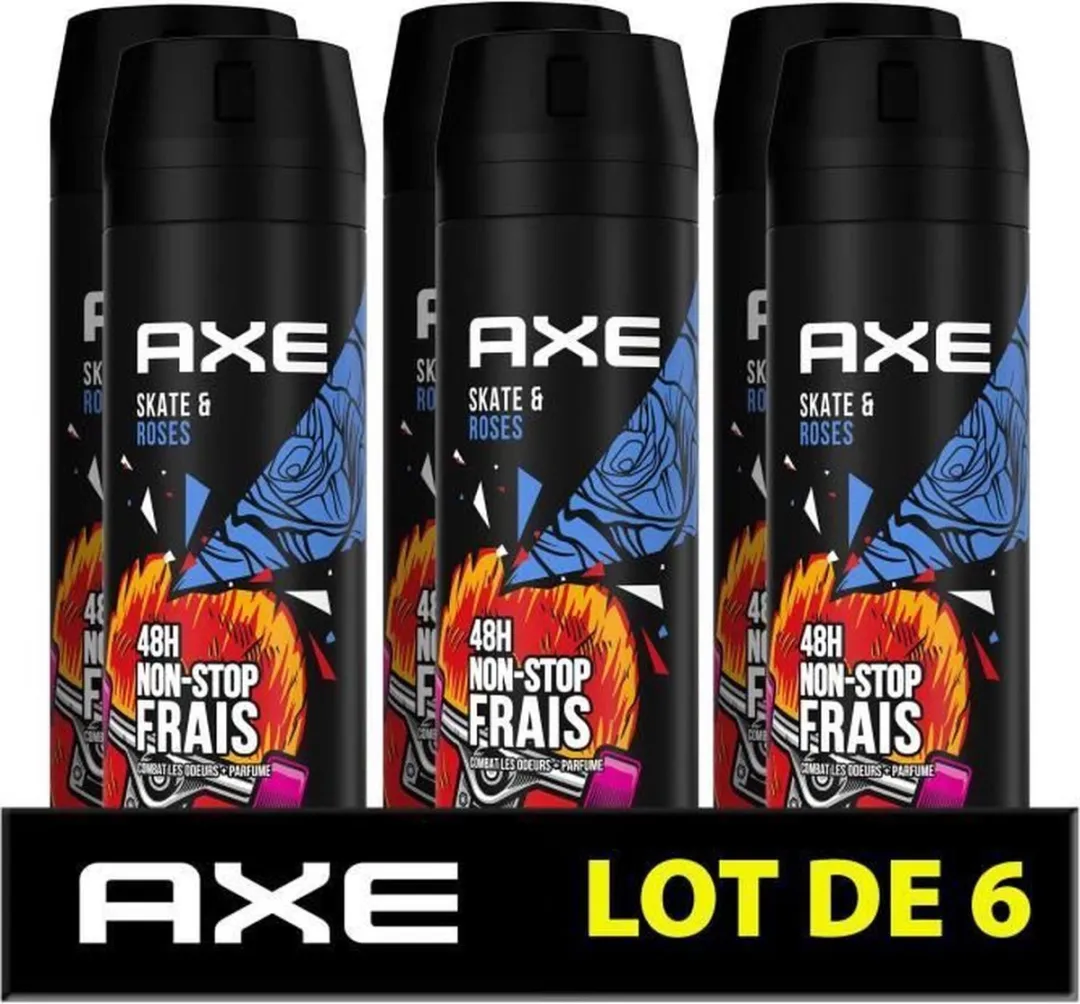 Axe Deodorant Skate & Roses 200ml - 6 Stuks