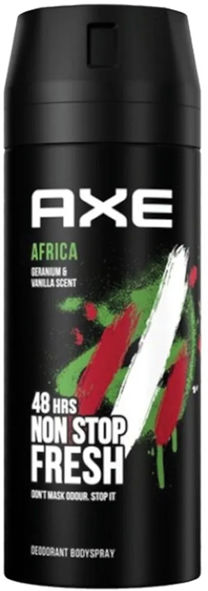 Axe Africa Deodorant Spray 150ml - 6 Stuks