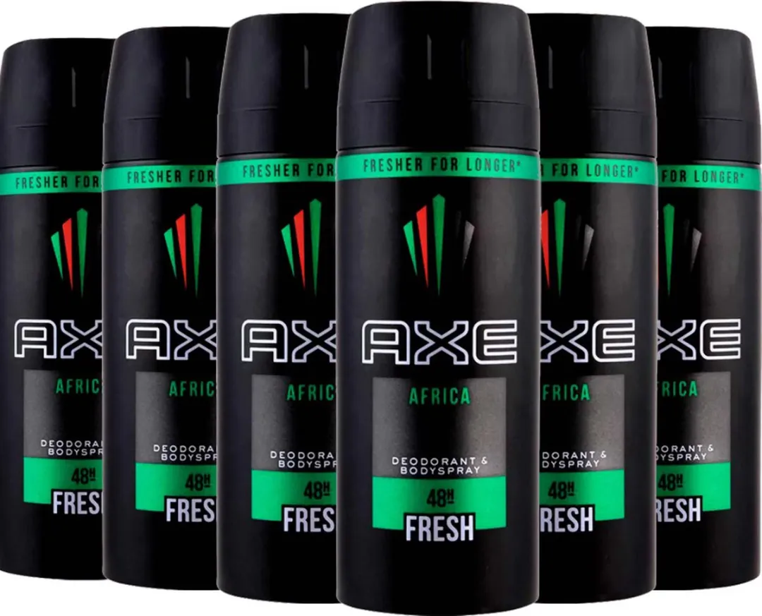 Axe Africa Deodorant Spray 150ml - 6 Stuks - afbeelding 6 van 6