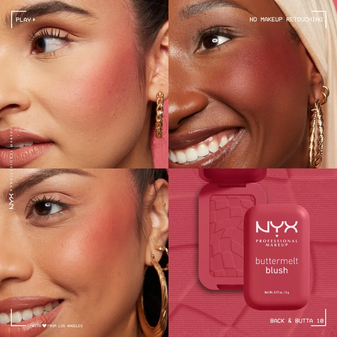 NYX Professional Makeup Buttermelt Blush Back And Butta - 5g