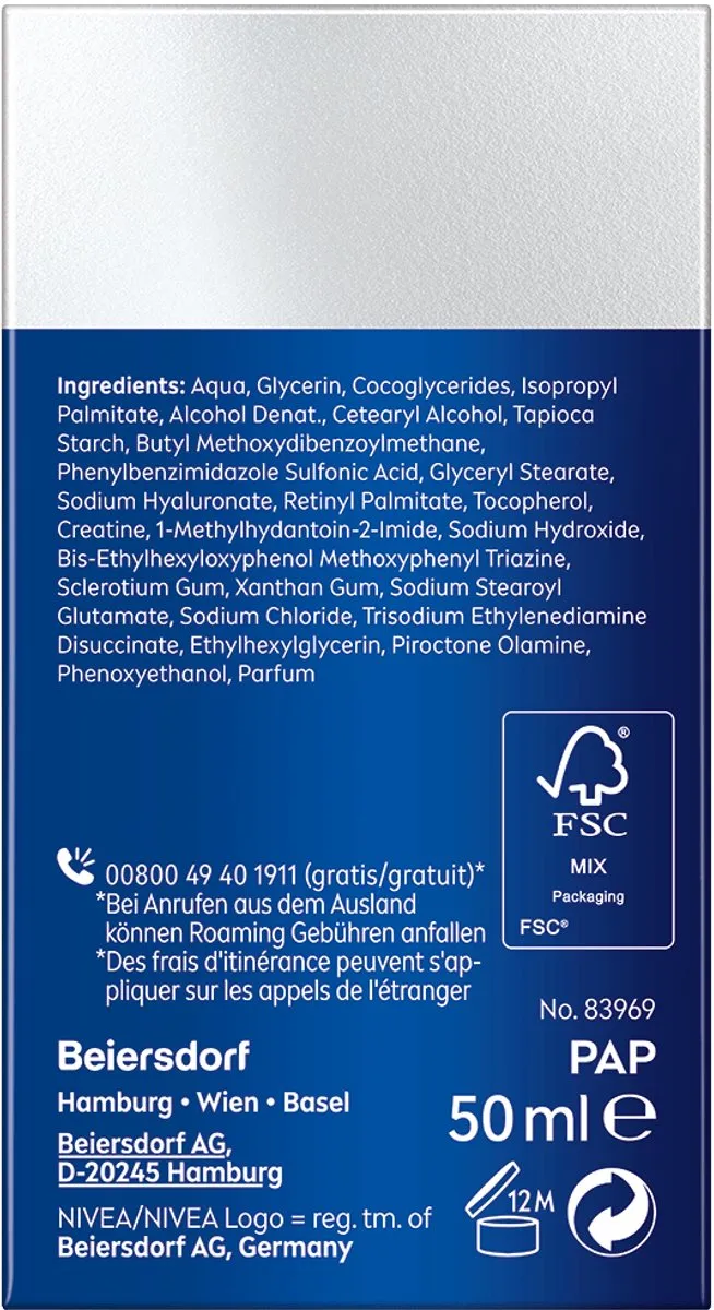 NIVEA Men Anti-Age Hyaluron Dagcrème 50ml