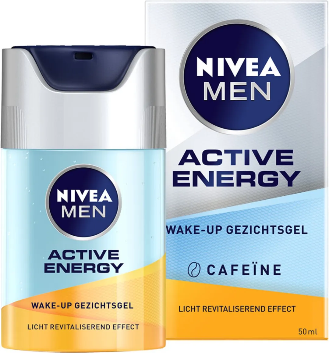 NIVEA Men Wake-up Gezichtsgel Active Energy - 3x50ml