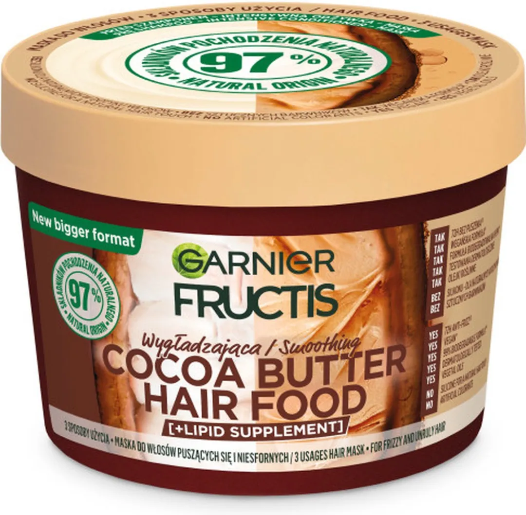 Garnier Fructis Cocoa Butter Hair Food Masker 400ml