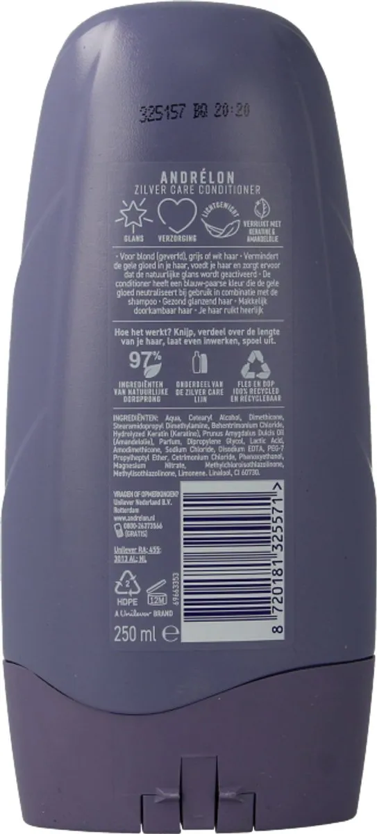 Andrélon Zilver Care Conditioner 250ml - Krullend haar