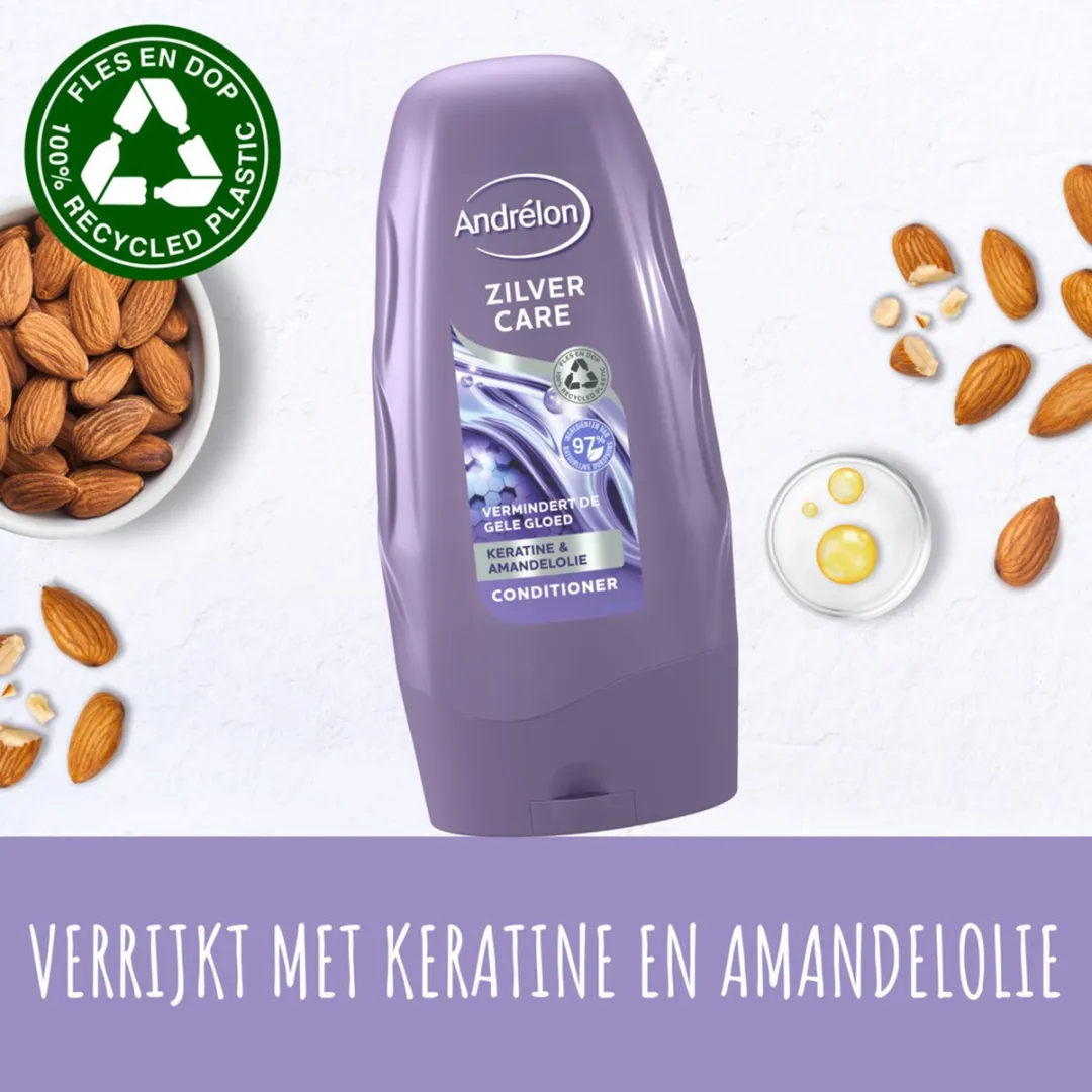 Andrélon Zilver Care Conditioner 250ml - Krullend haar