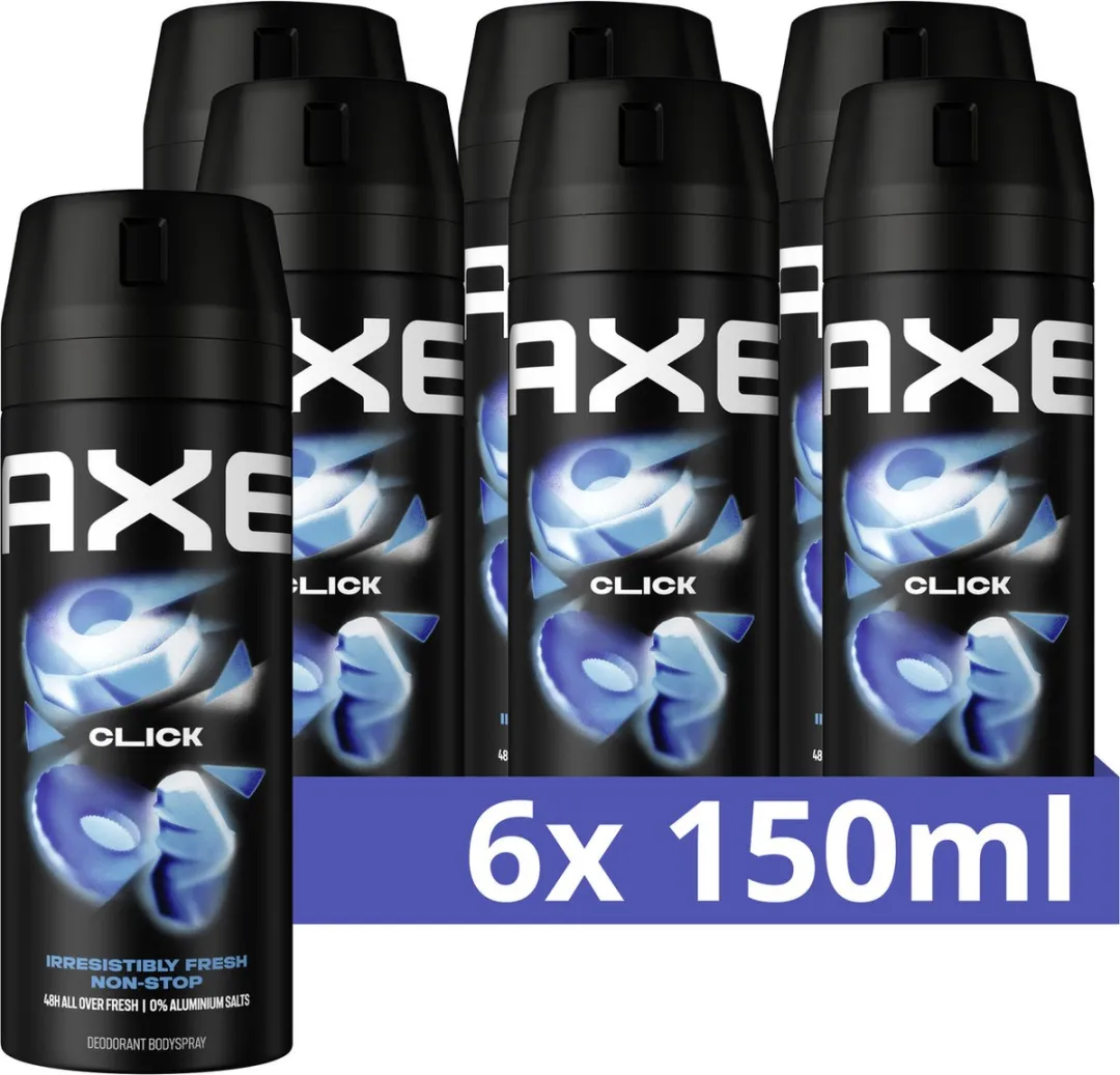 Axe Click Bodyspray - 6x150ml