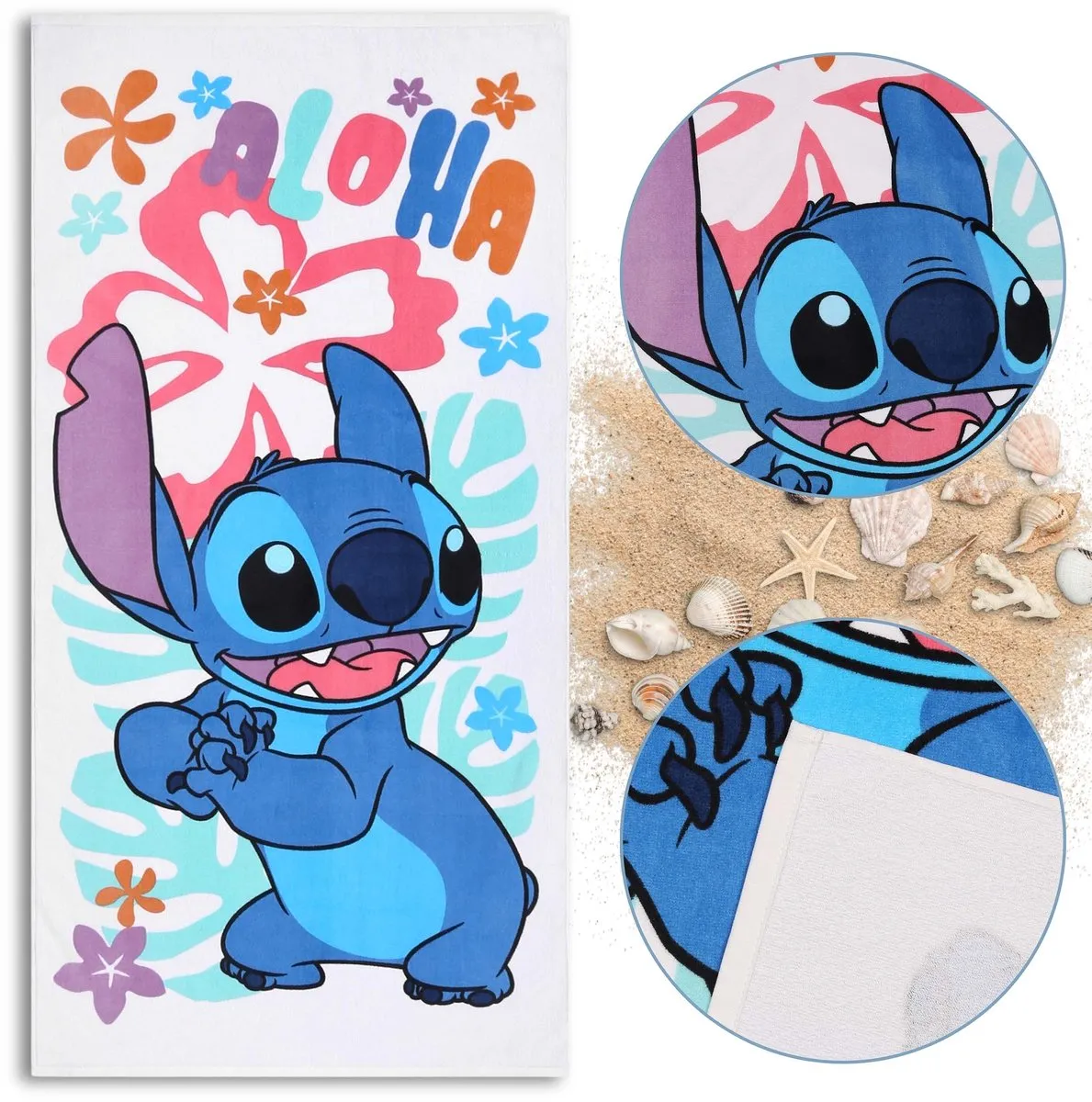 Disney Stitch Aloha Handdoek 70x140cm