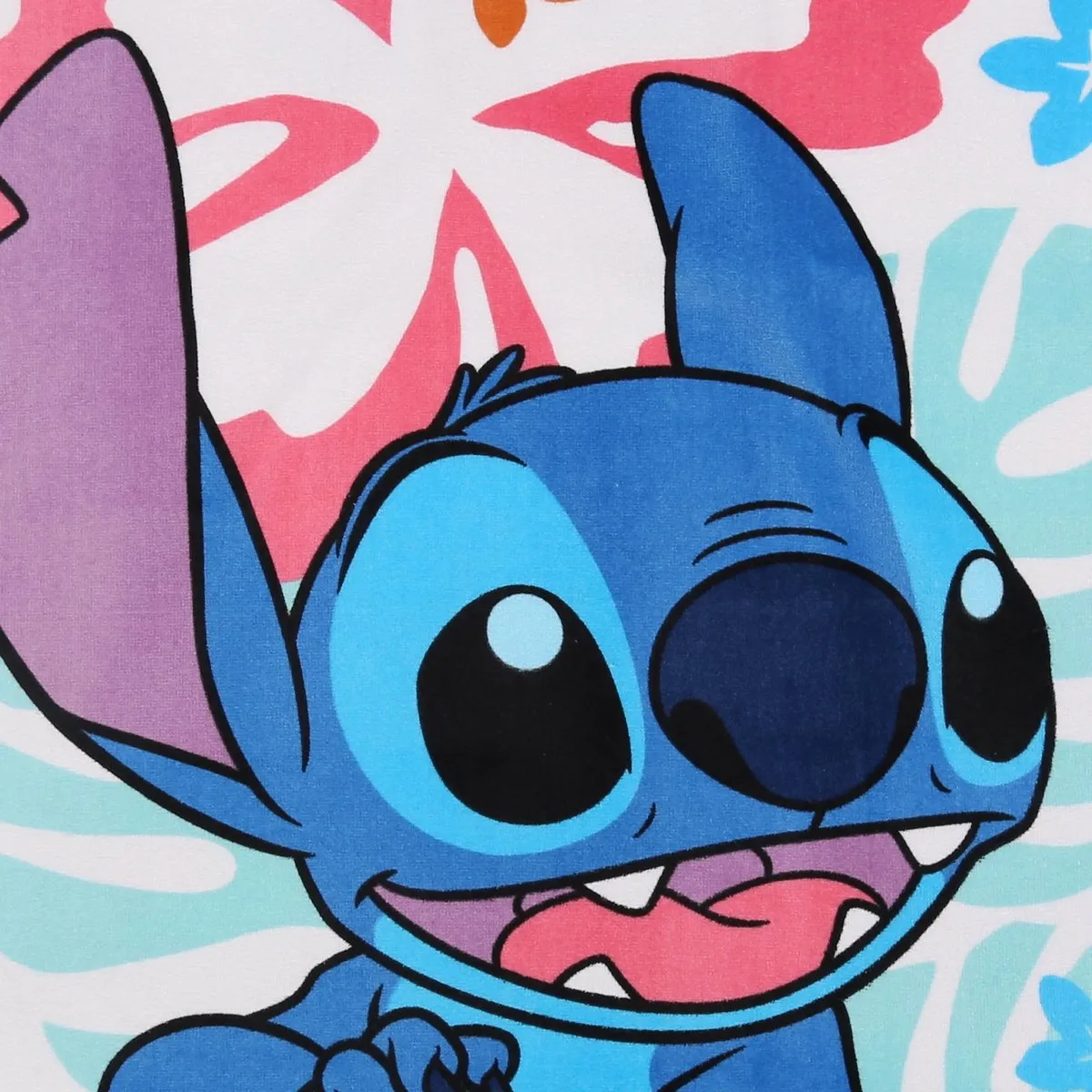 Disney Stitch Aloha Handdoek 70x140cm - Wit - afbeelding 6 van 6