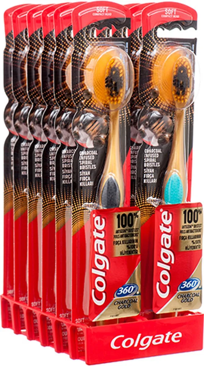 Colgate 360° Charcoal Gold Tandenborstel
