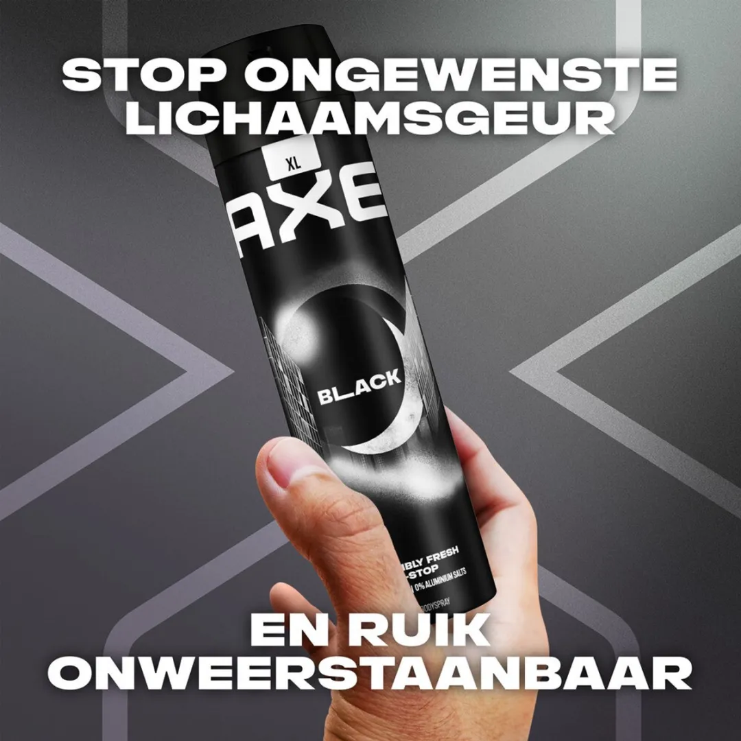 Axe Black Bodyspray 200ml - 6 Stuks
