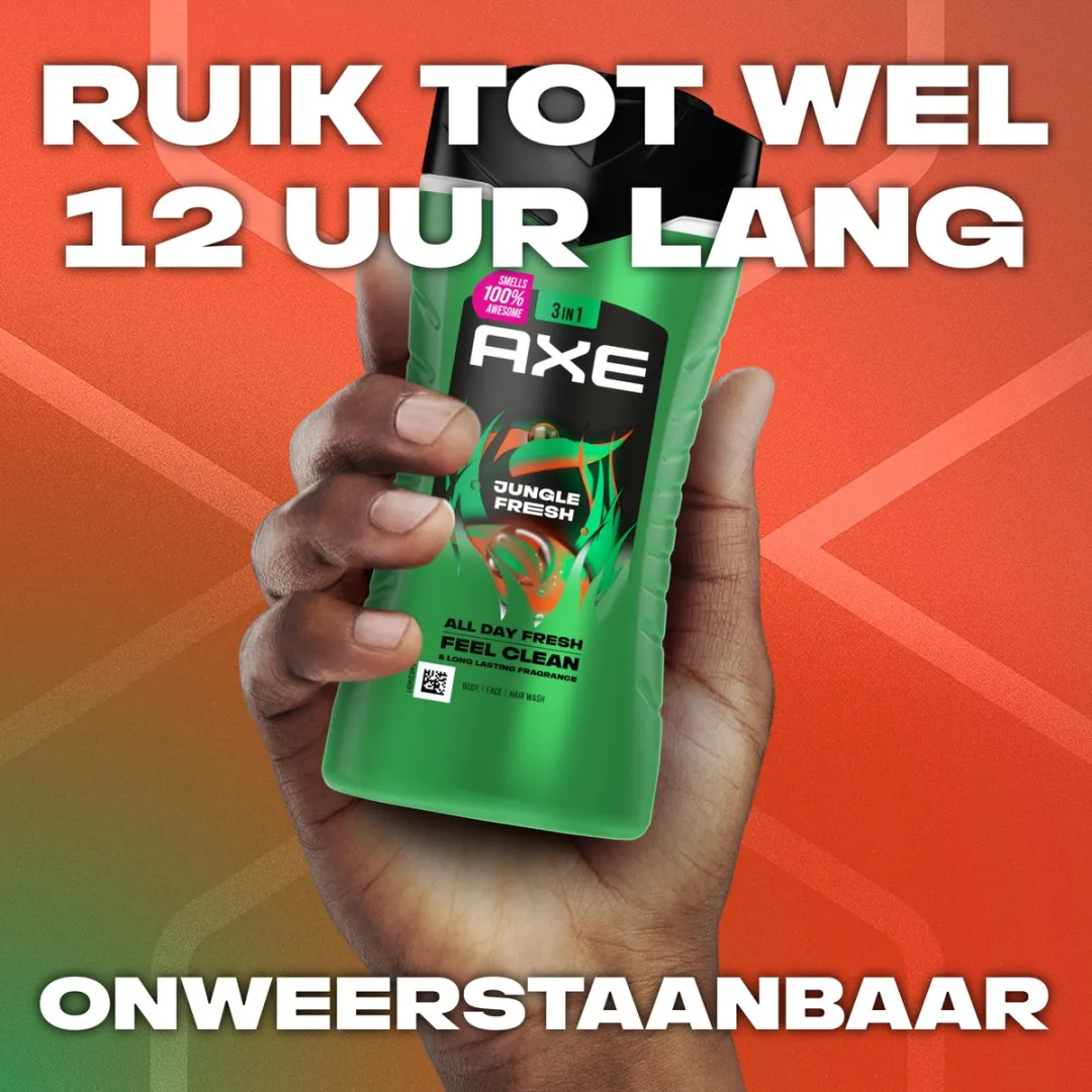 Axe 3-in-1 Jungle Fresh Douchegel - 6x250ml