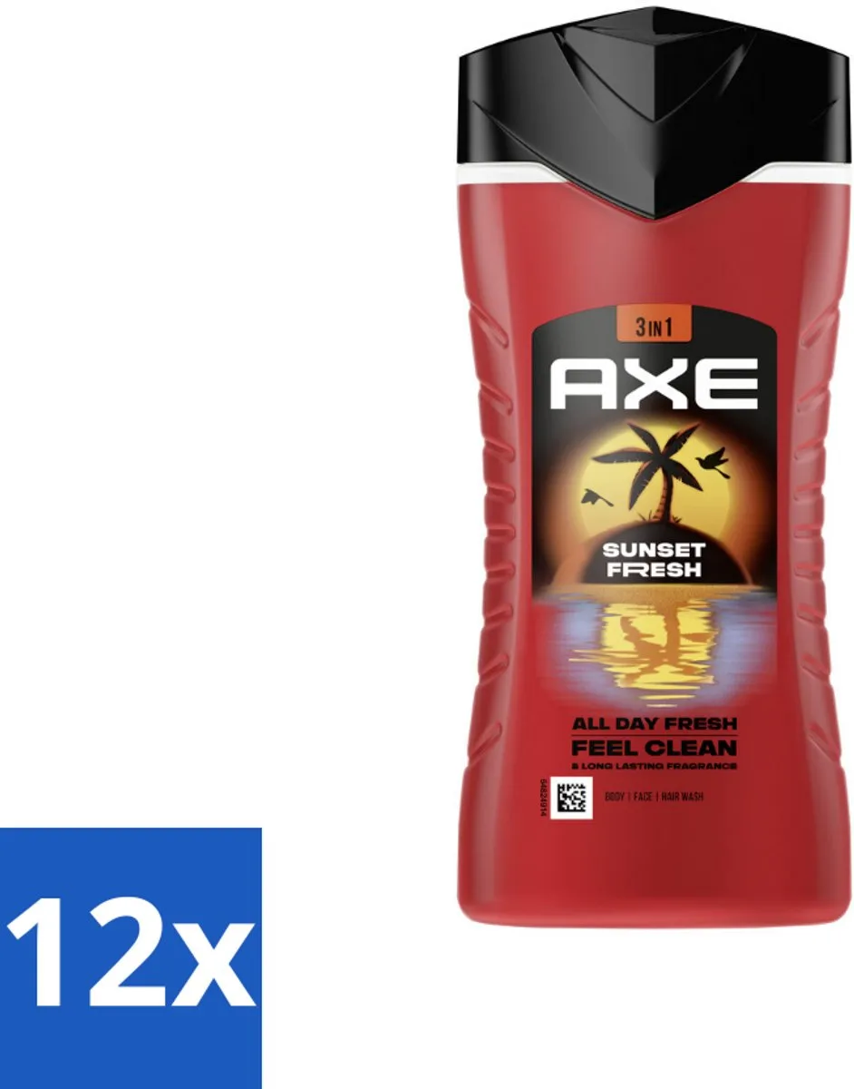 Axe Sunset Fresh Douchegel 3-in-1 250ml