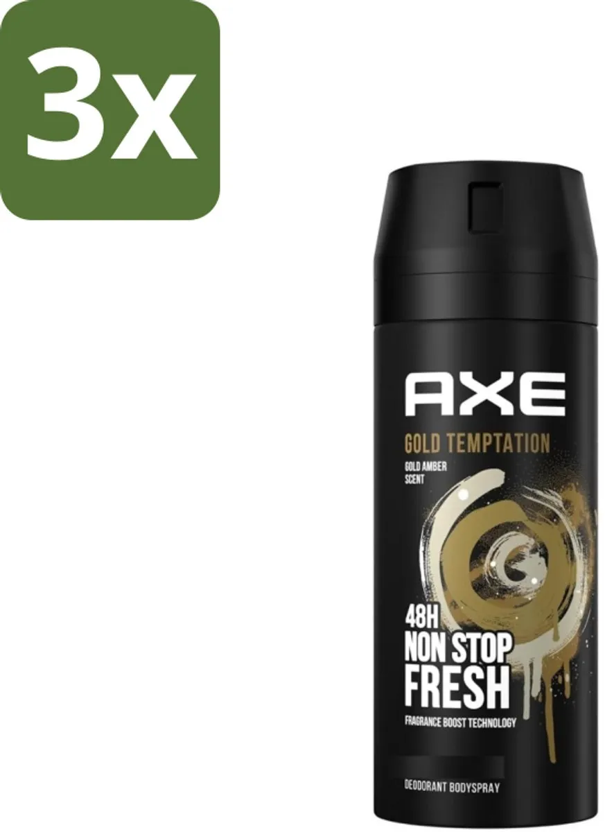 Axe Deodorant Bodyspray Gold Temptation 450ml