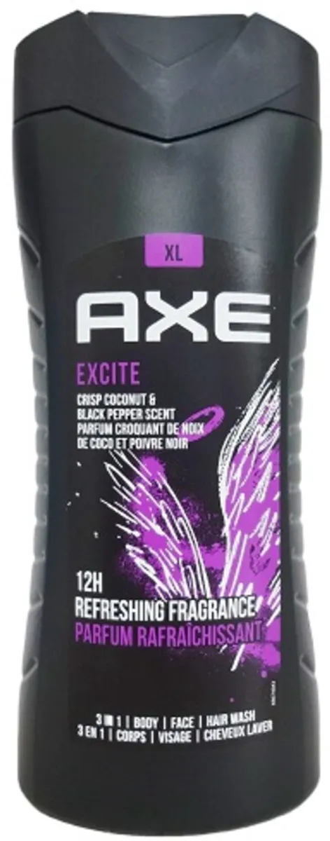 Axe 3in1 Douchegel Excite - 20 Stuks (3x400ml)
