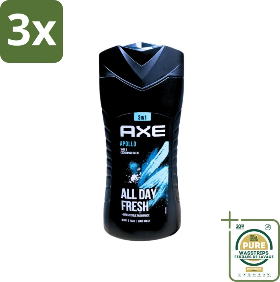 Axe Apollo Douchegel 3-in-1 Sage & Cedar 1200ml