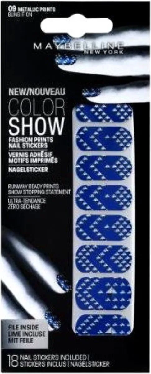 Maybelline New York Color Show Nagelstickers Blauw