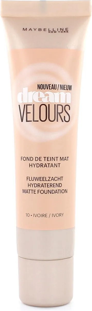Maybelline Dream Velours Matte Foundation 10 Ivory