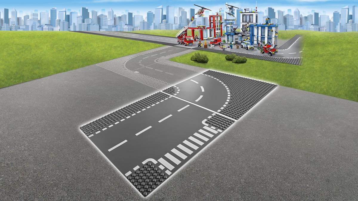 LEGO City T-Kruising En Bocht - 7281