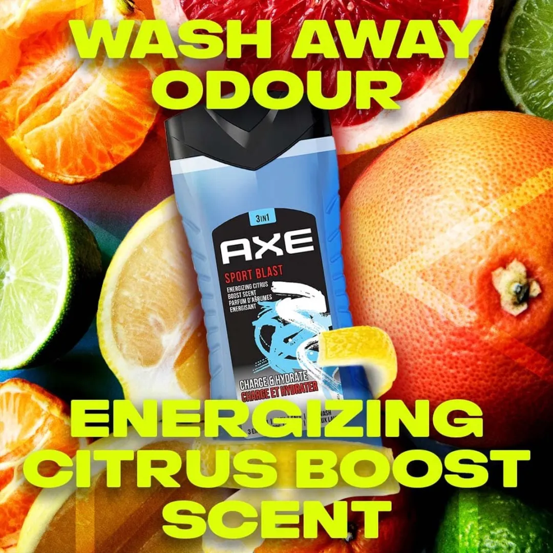 Axe 3in1 Douchegel Sport Blast - 3x250ml