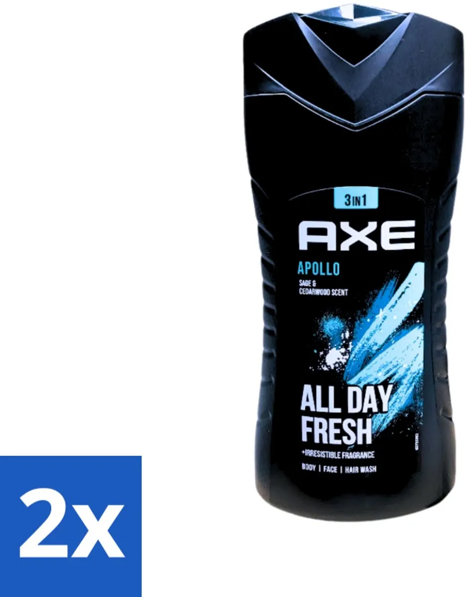 Axe Apollo 3-in-1 Douchegel & Deodorant 800ml