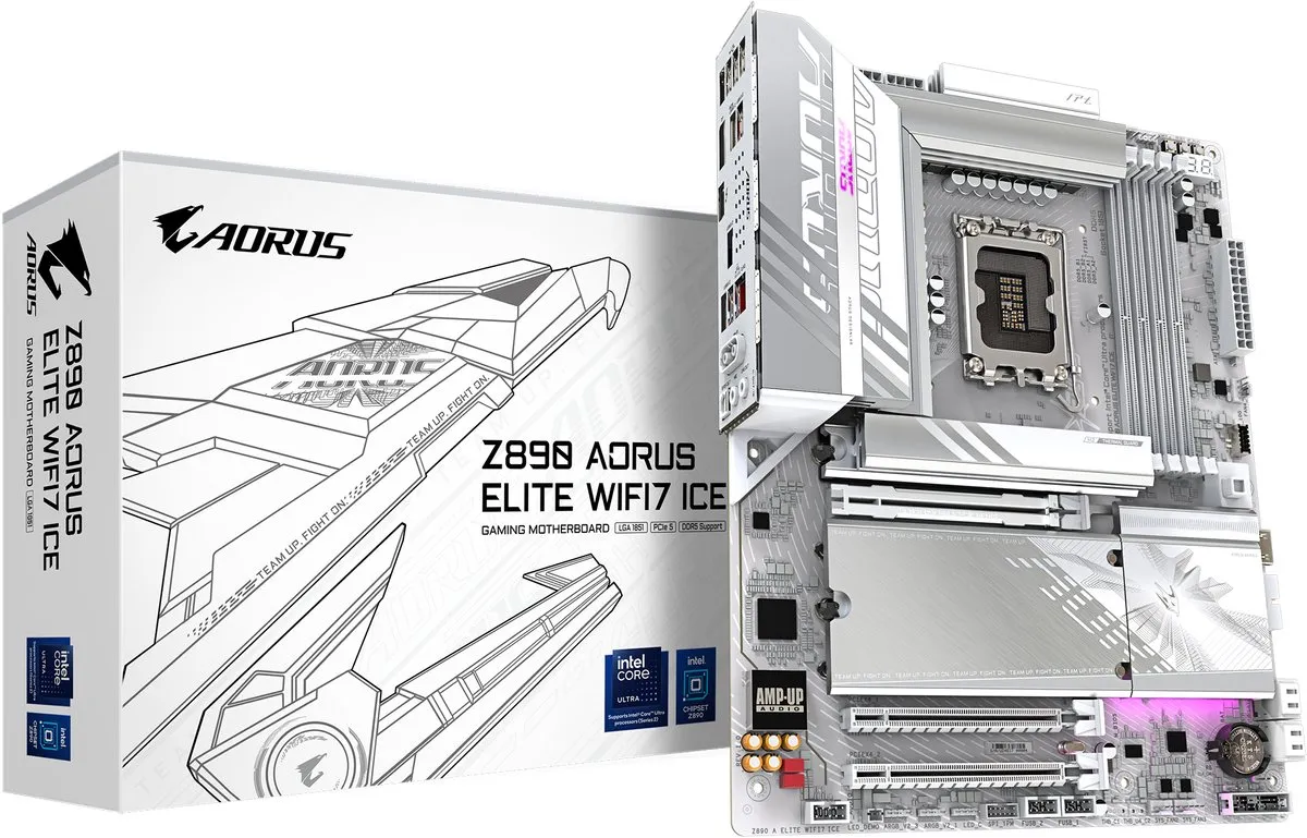 Gigabyte Z890 AORUS ELITE WIFI7 ICE Moederbord