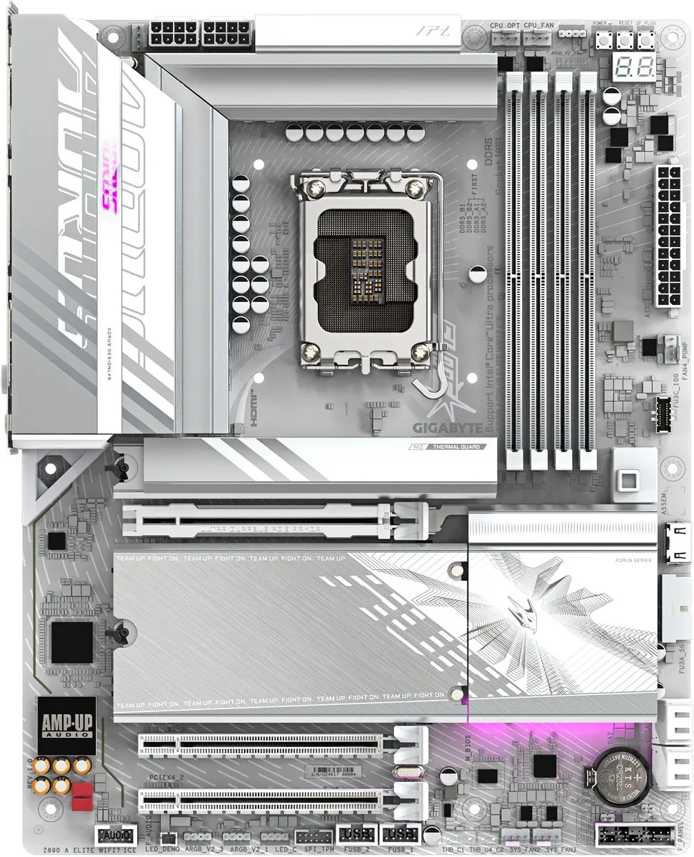 Gigabyte Z890 AORUS ELITE WIFI7 ICE Moederbord - ATX - DDR5