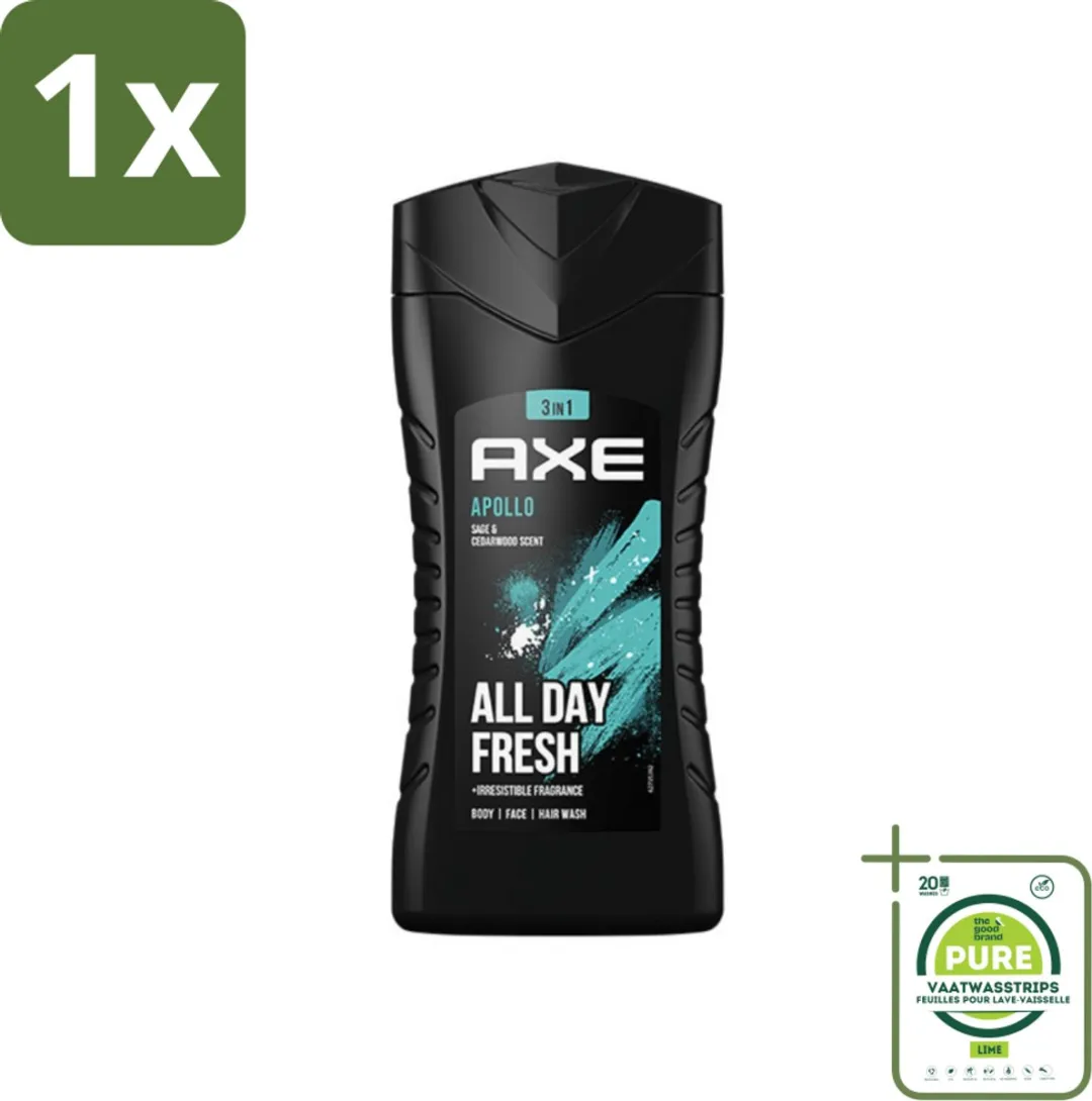 Axe Apollo 3-in-1 Douchegel Sage & Cedarwood 250ml