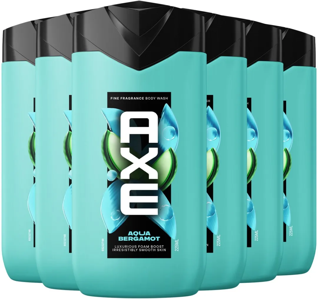 Axe Fine Fragrance Douchegel Aqua Bergamot - 6x225ml