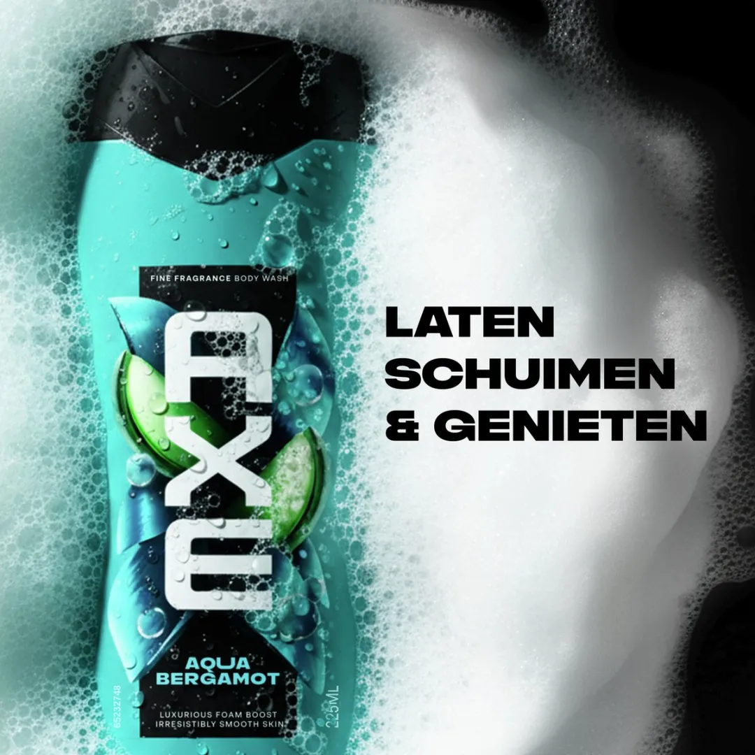 Axe Fine Fragrance Douchegel Aqua Bergamot - 6x225ml