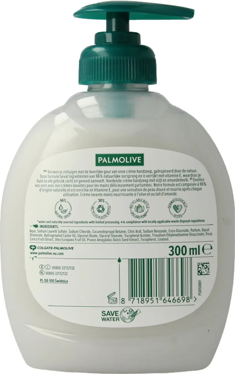 Palmolive Naturals Handzeep Melk & Olijf 300ml
