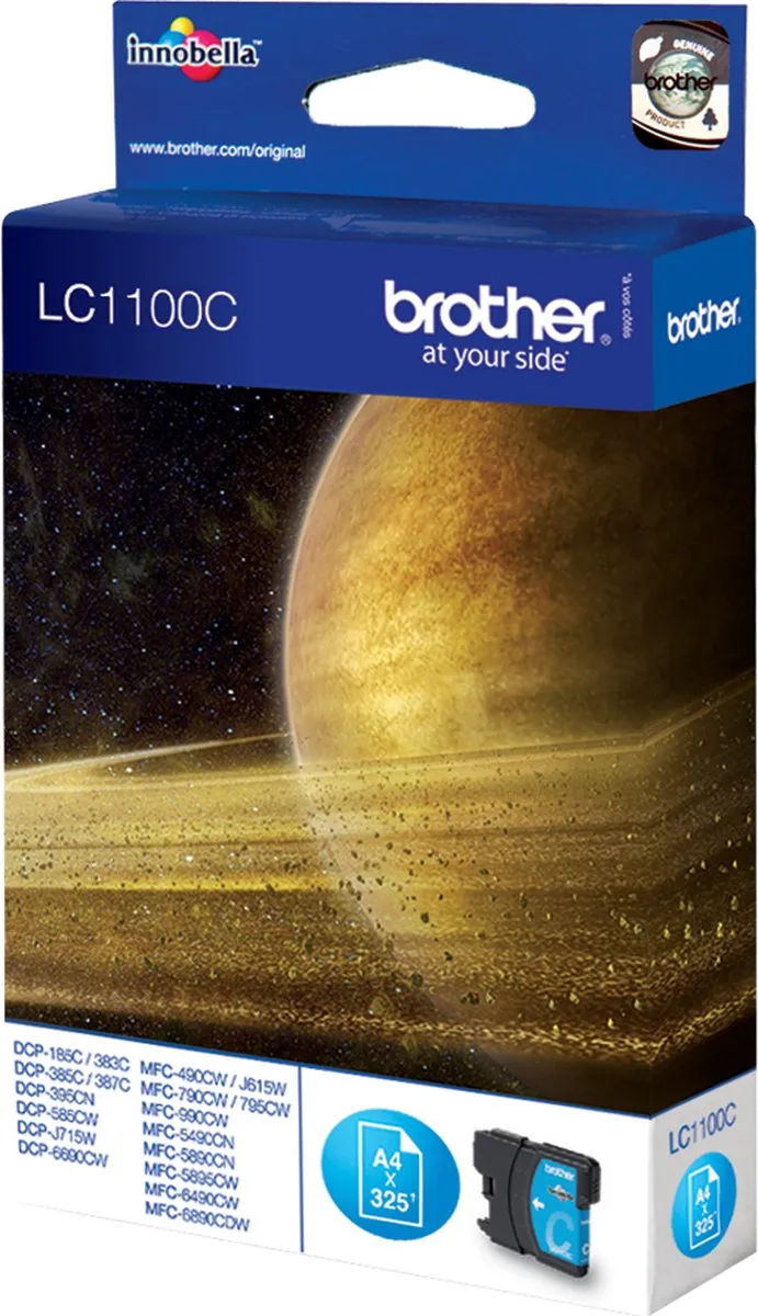Brother LC-1100C Inktcartridge - Cyaan
