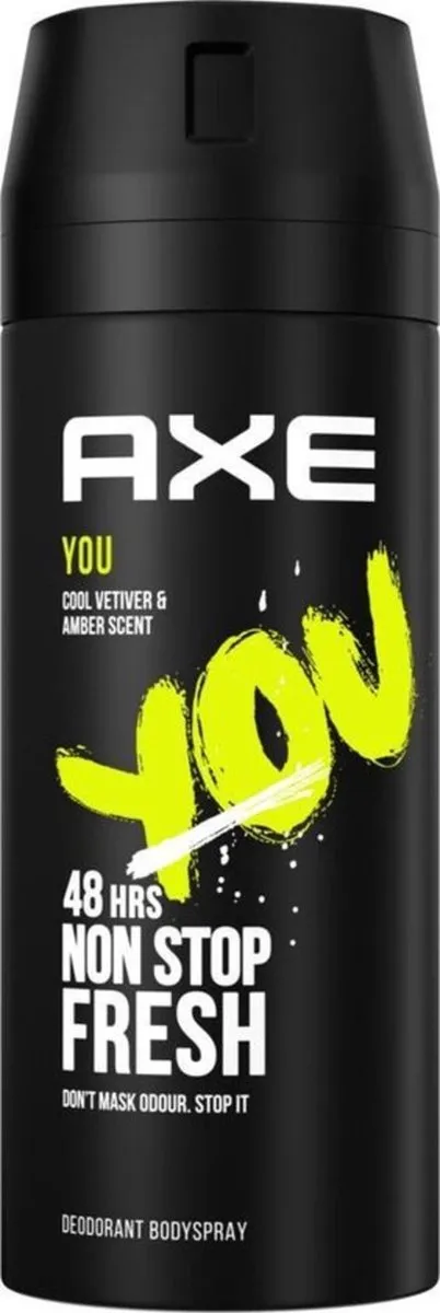 Axe You Deo Spray 150ml - 4 Stuks