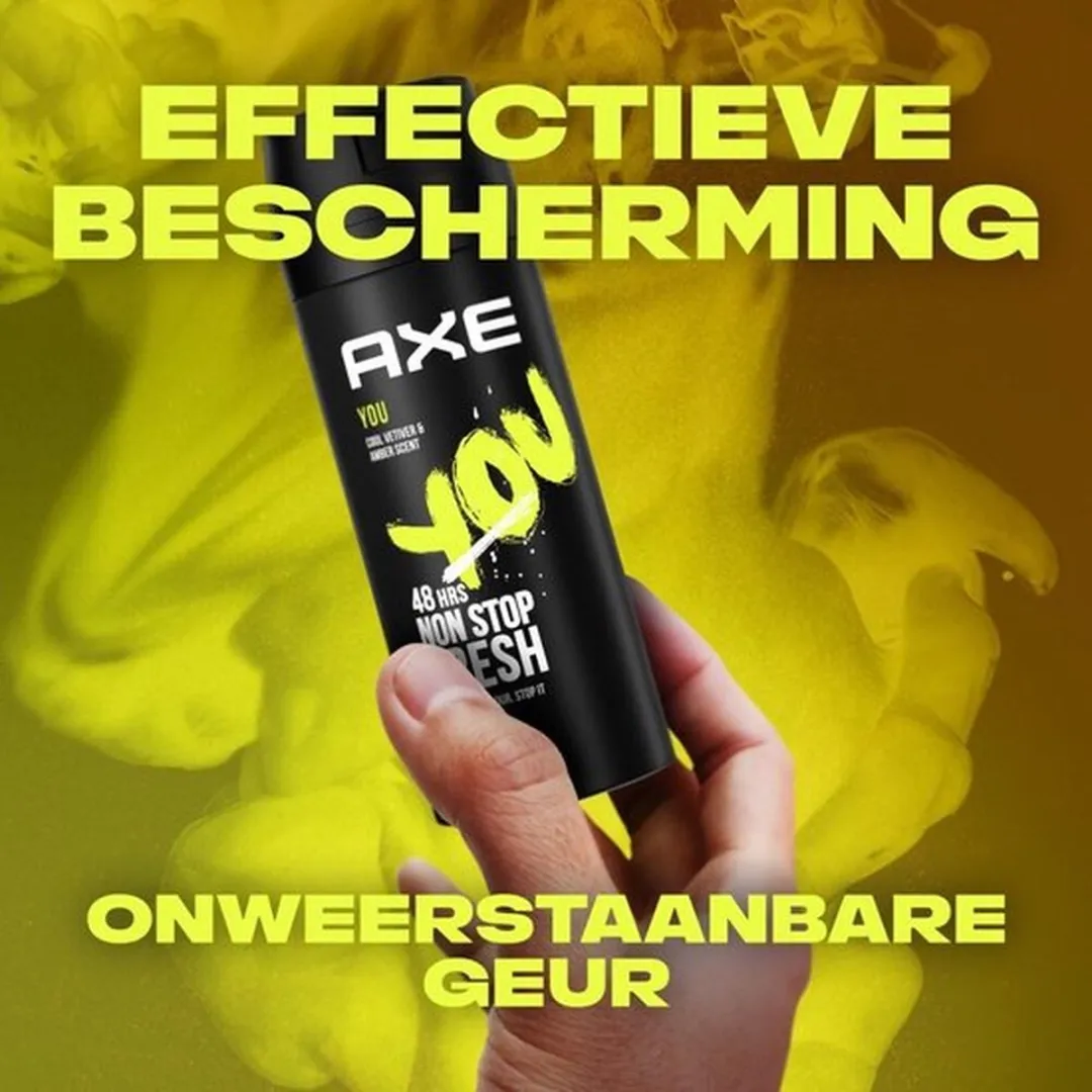 Axe You Deo Spray 150ml - 4 Stuks