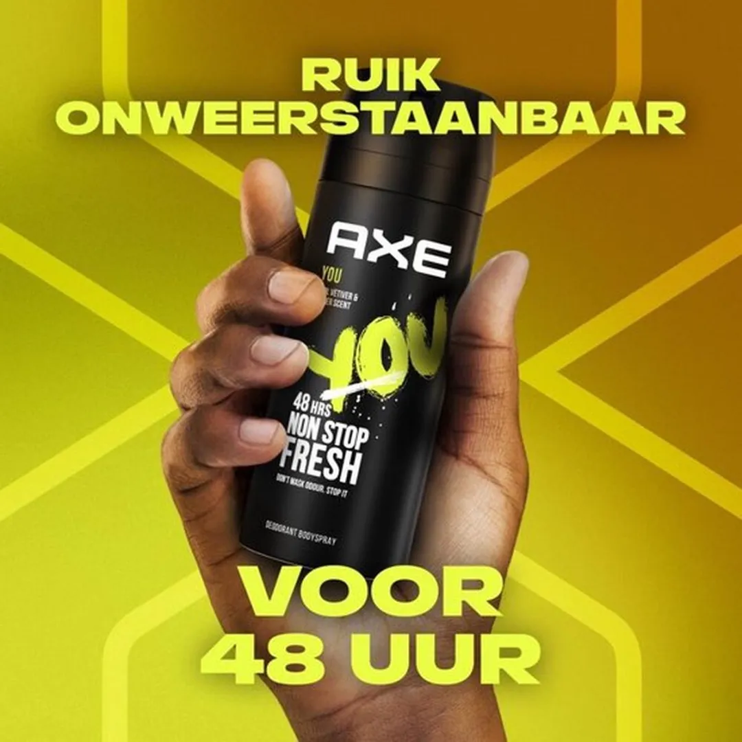 Axe You Deo Spray 150ml - 4 Stuks
