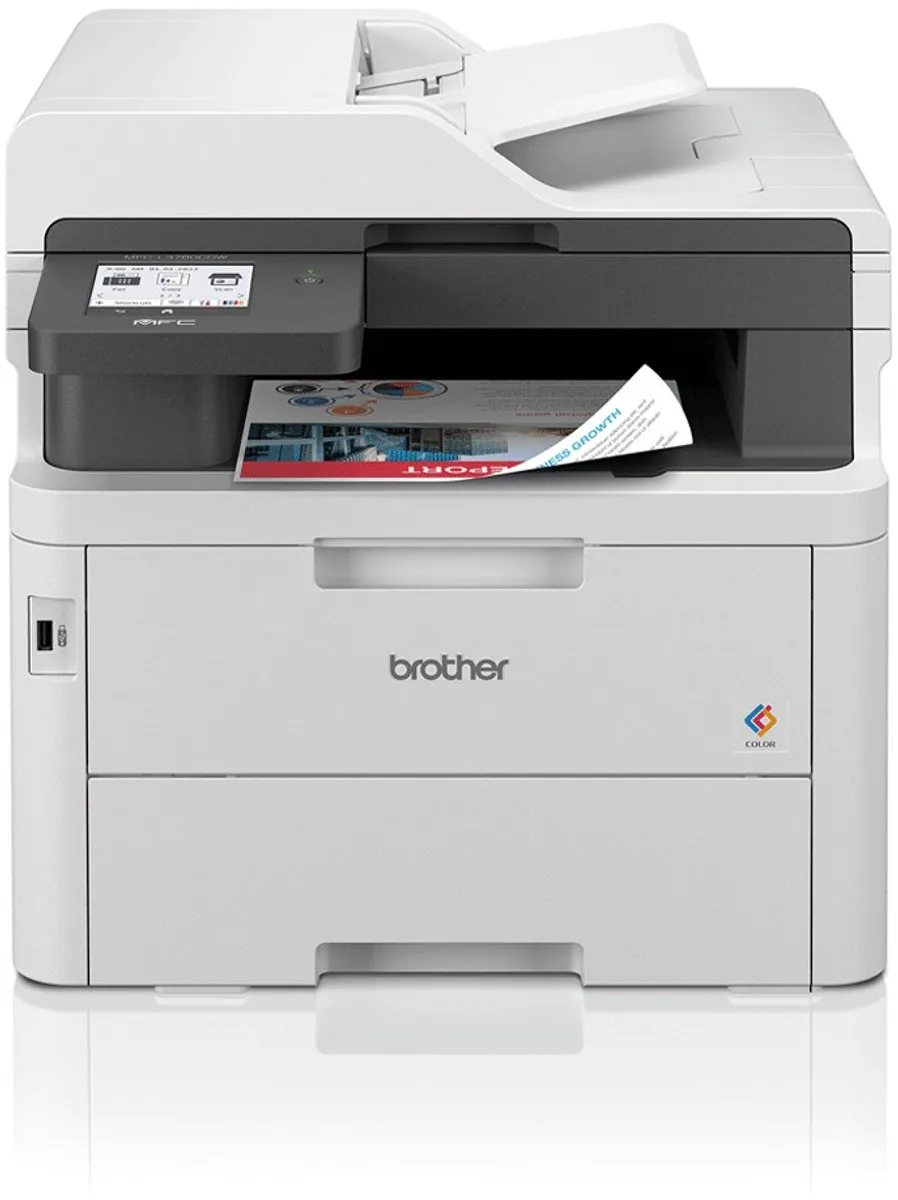 Brother MFC-L3760CDW Multifunctionele Kleurenprinter Wit