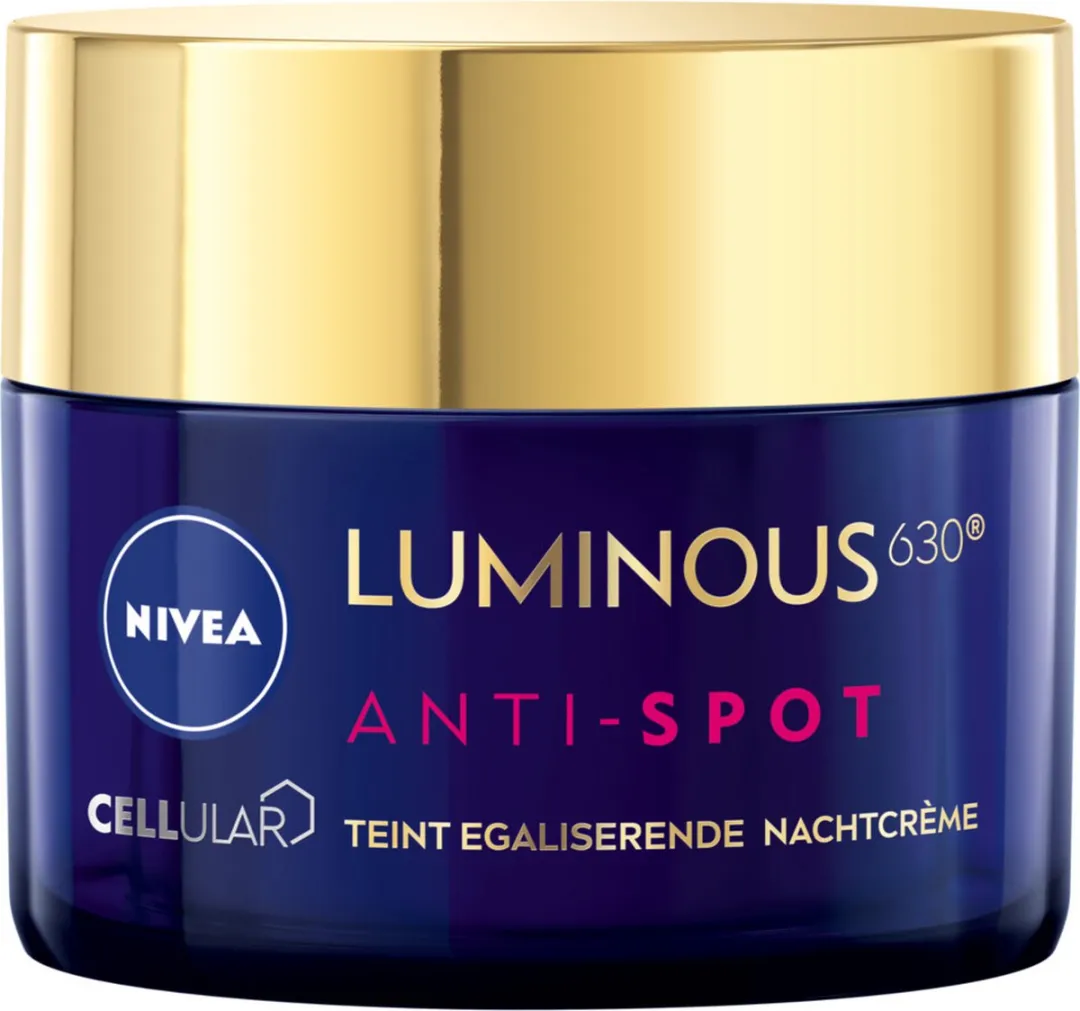 NIVEA Luminous 630 Nachtcrème Anti-Spot - 3x50ml