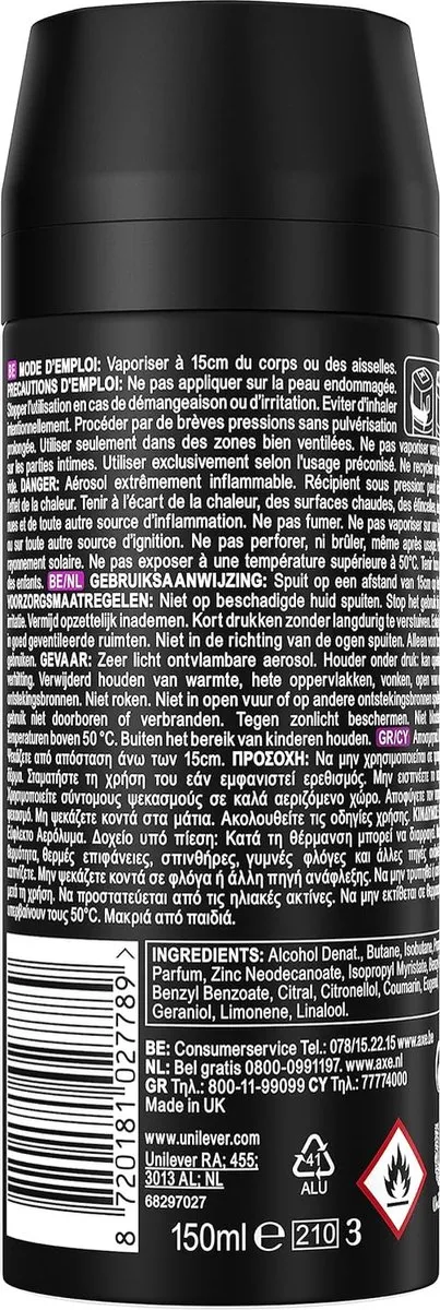 Axe Marine Bodyspray - 12x150ml