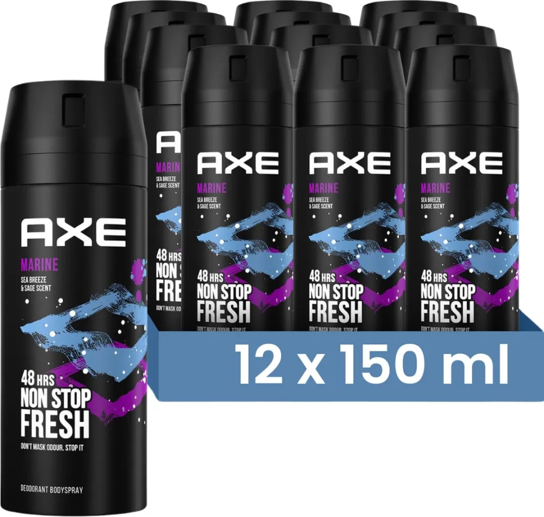 Axe Marine Bodyspray - 12x150ml