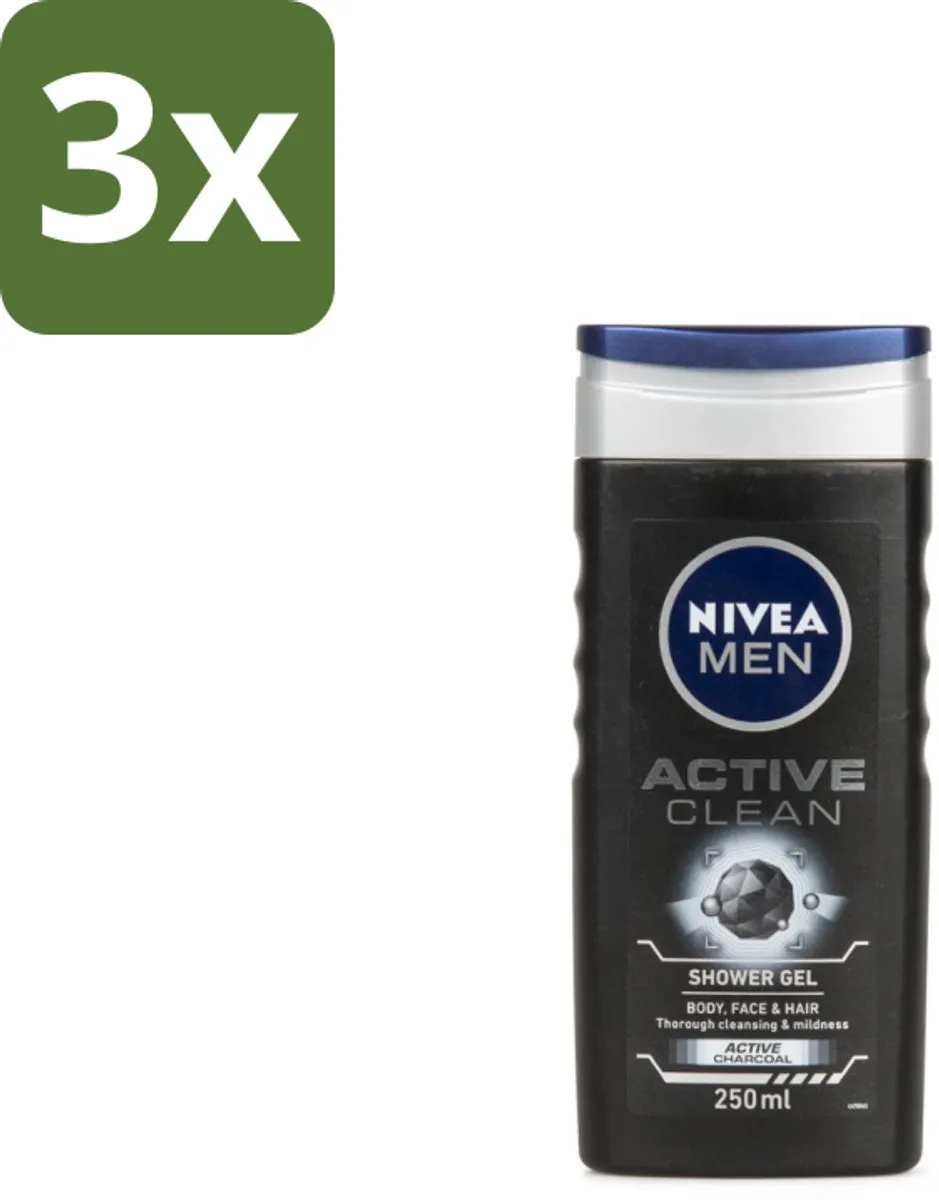 NIVEA Men Douchegel Active Clean 250ml