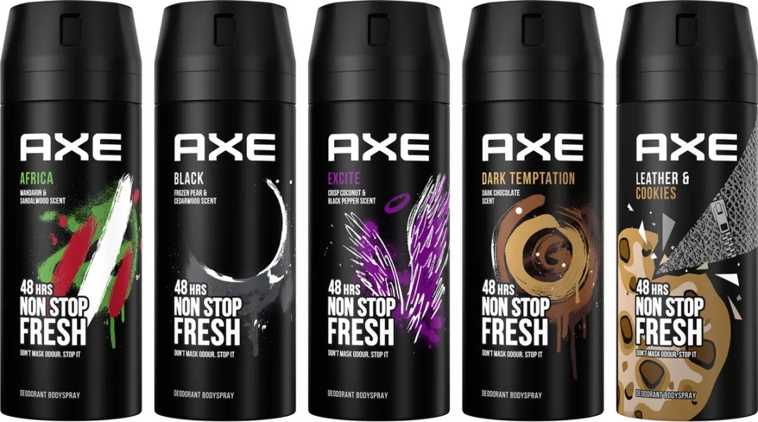 Axe Bodyspray Mix Set - 5x150ml